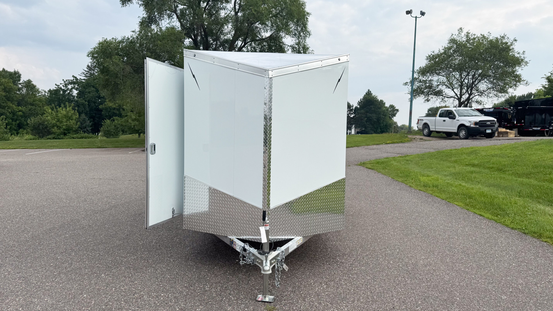 New Lightning 6x12 Enclosed Cargo Trailer - Double Doors!