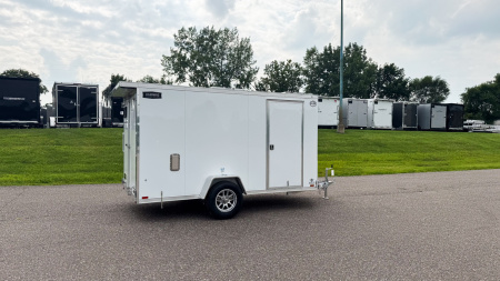 New Lightning 6x12 Enclosed Cargo Trailer - Double Doors!
