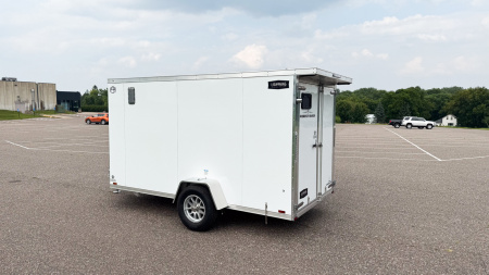 New Lightning 6x12 Enclosed Cargo Trailer - Double Doors!