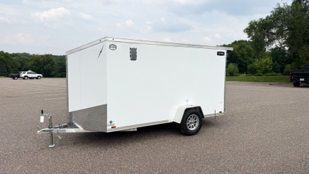 New Lightning 6x12 Enclosed Cargo Trailer - Double Doors!
