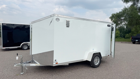 New Lightning 6x12 Enclosed Cargo Trailer - Double Doors!