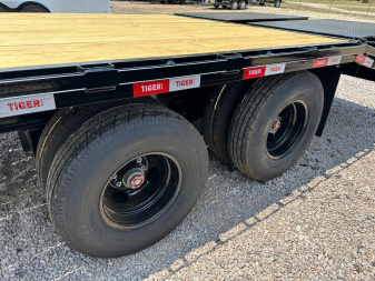 New 2025 Tiger - Gooseneck Flatbed / Deck Over Dually Trailer 25'