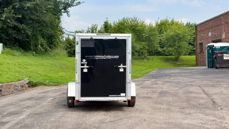 New 2025 Lightning 5X10 Enclosed Trailer - Ramp Door!