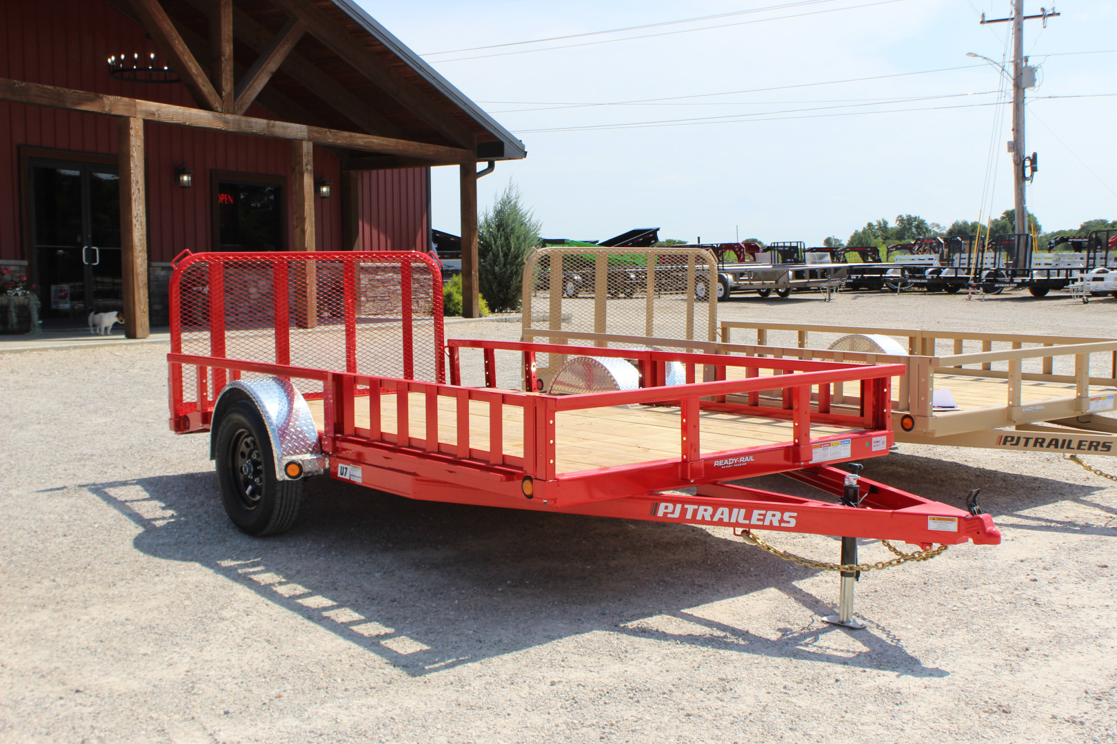 New 2026 PJ Trailer 77" x 12' U7 Utility Trailer