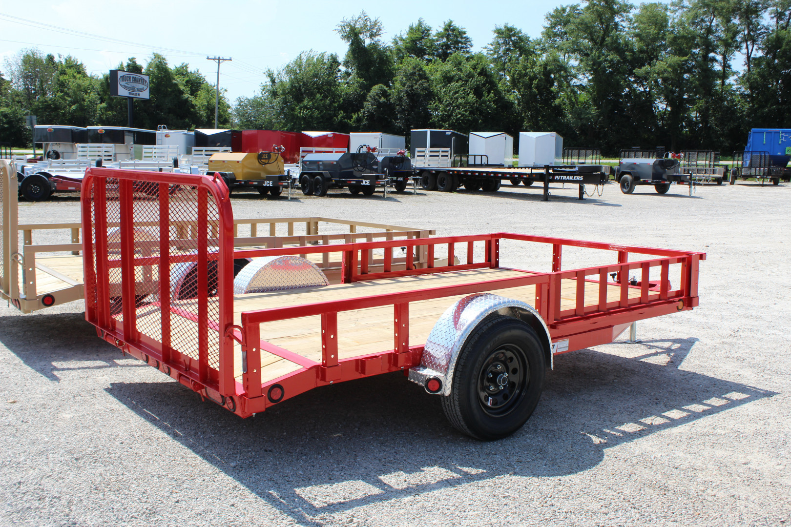 New 2026 PJ Trailer 77" x 12' U7 Utility Trailer