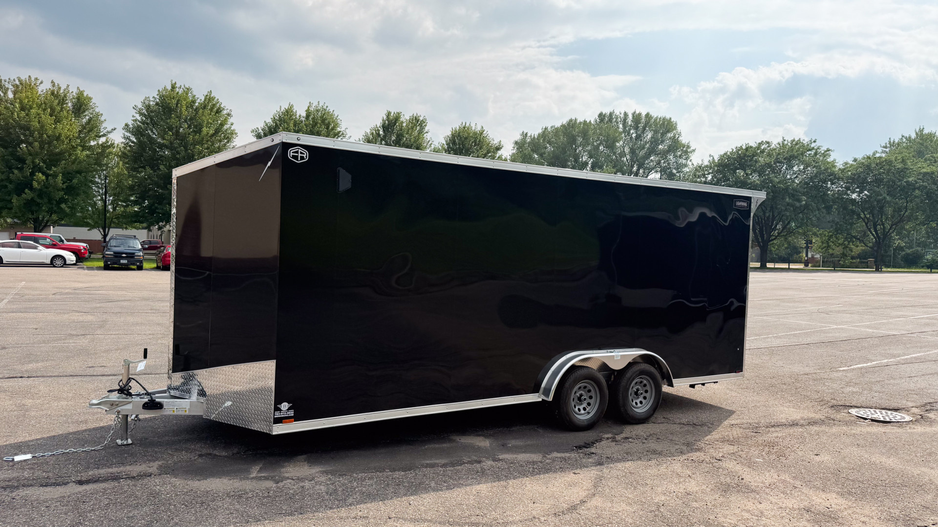New 2025 Lightning 7.5x20 Enclosed with Ramp Door!