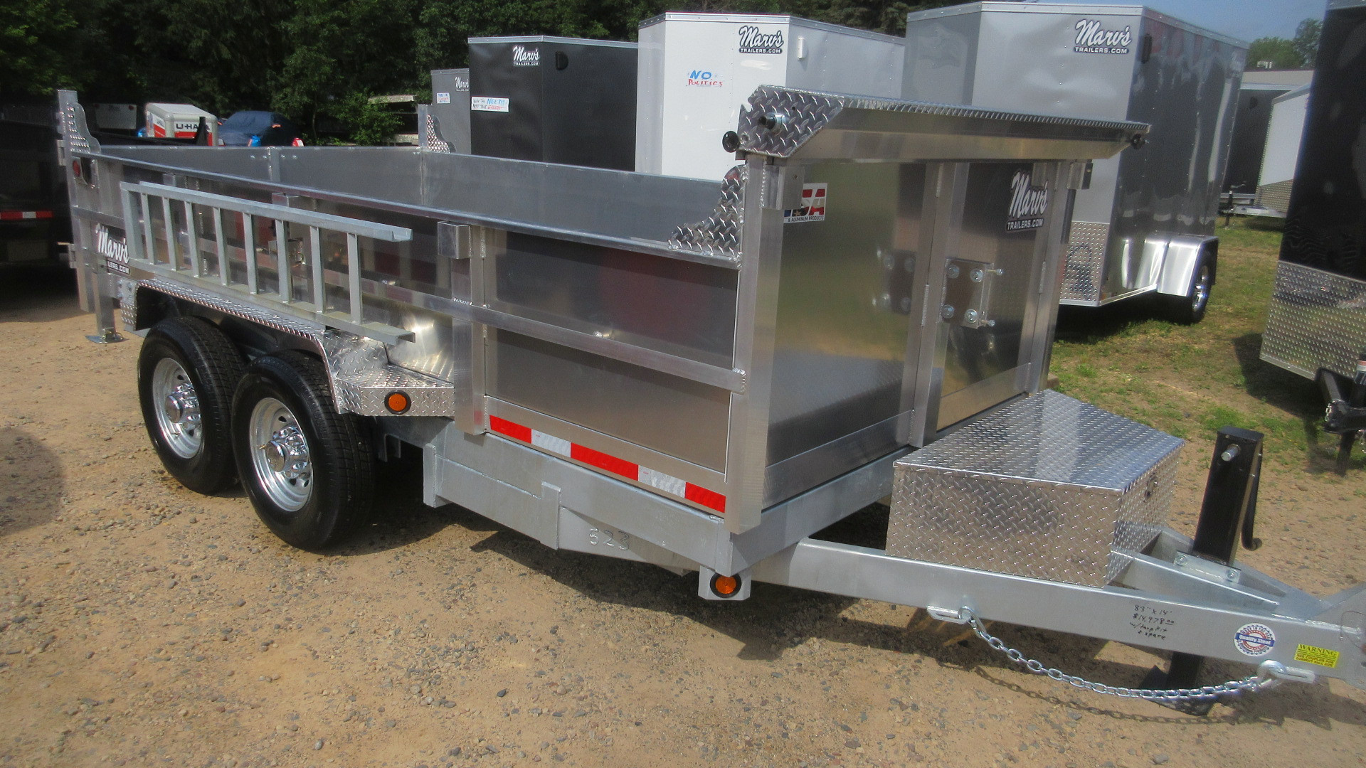 New 2026 Quality Steel and Aluminum Hybrid Dump Trailer