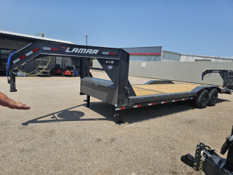 New 2026 Lamar Trailers 102X24 14K Gooseneck Bodies