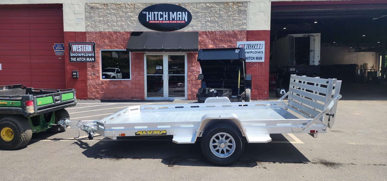 New 6.5' x 12' ALUMA 7712H Aluminum Utility Trailer 3k***SALE
