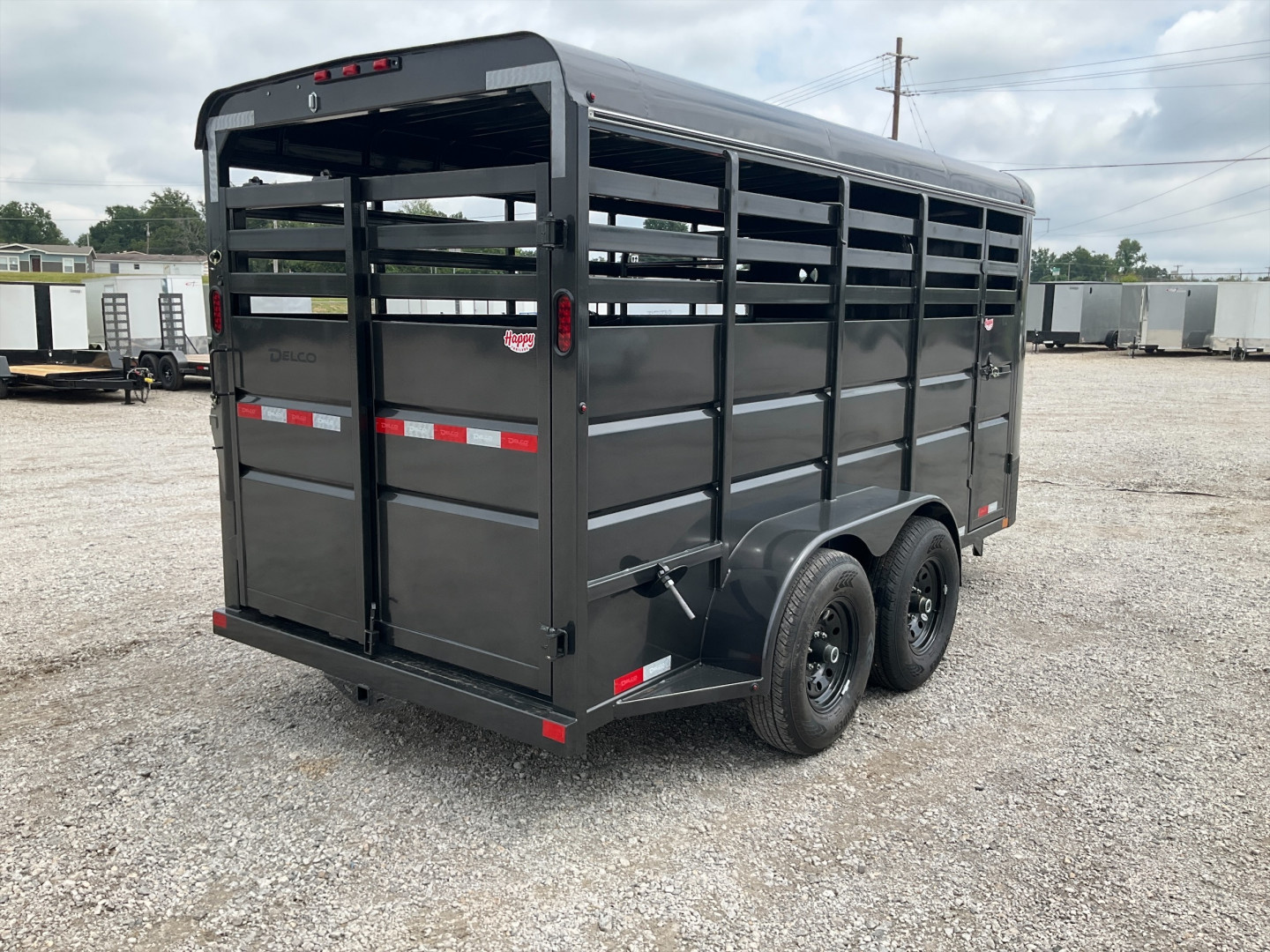 New 2026 Delco 6'x16' BP Livestock Trailer - S6
