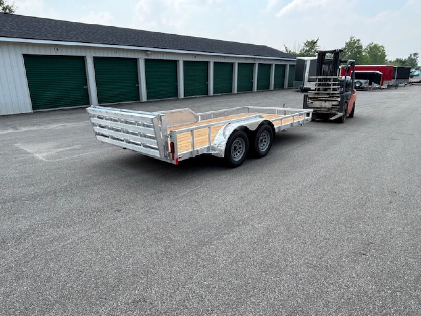 New 2026 Legend Trailers 7x16 Open Deluxe All Aluminum Utility Trailer