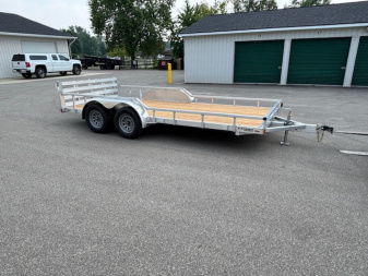 New 2026 Legend Trailers 7x16 Open Deluxe All Aluminum Utility Trailer