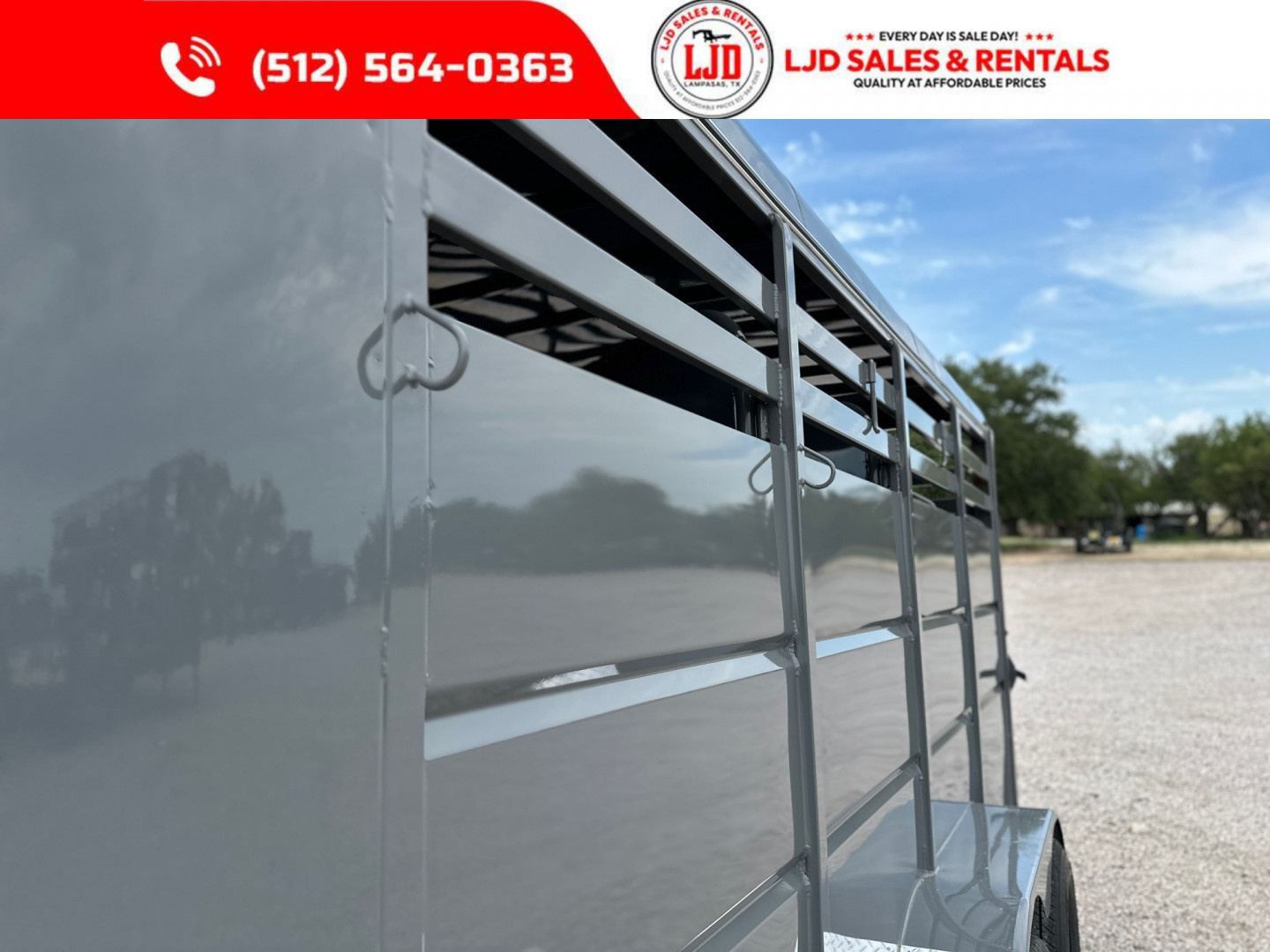 New 2026 Delco - 6'x16'x7' - 3 Horse Slant Trailer