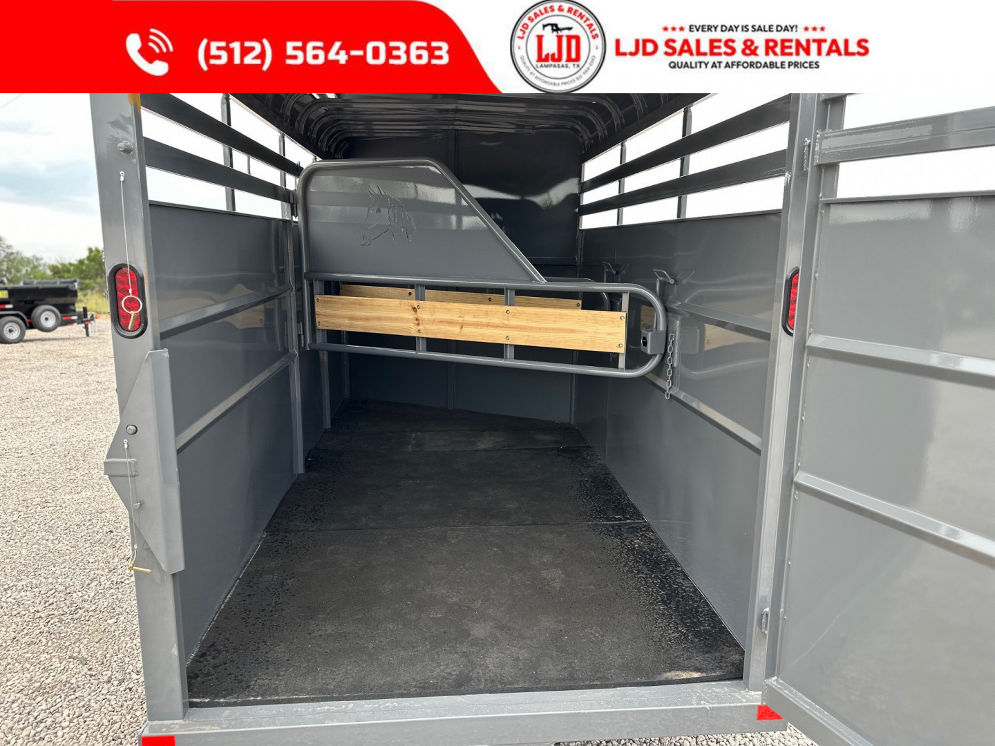 New 2026 Delco - 6'x16'x7' - 3 Horse Slant Trailer