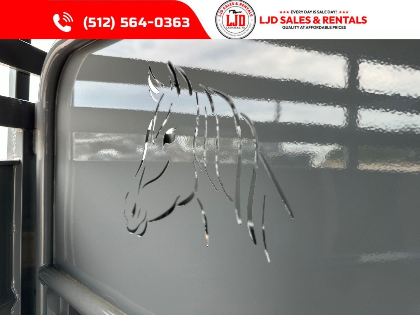 New 2026 Delco - 6'x16'x7' - 3 Horse Slant Trailer