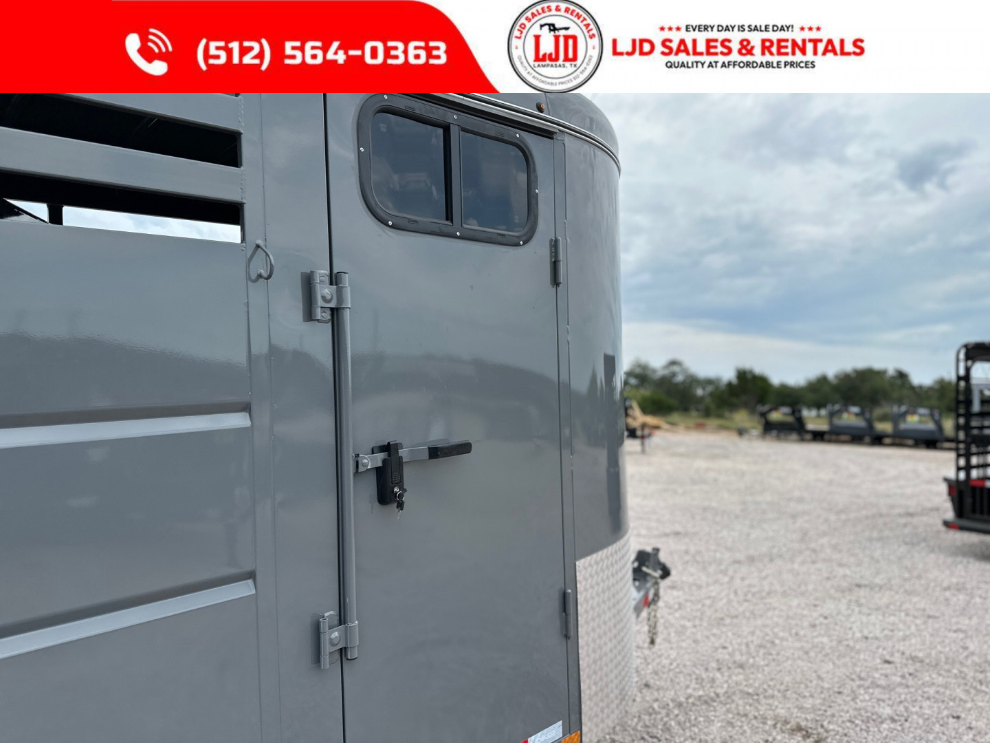 New 2026 Delco - 6'x16'x7' - 3 Horse Slant Trailer