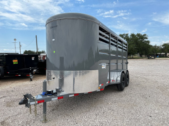 New 2026 Delco 6'x16'x7' 3 Horse Slant Trailer