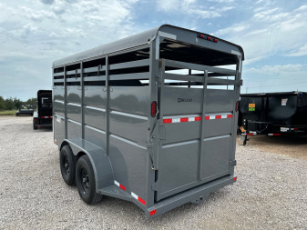 New 2026 Delco 6'x16'x7' 3 Horse Slant Trailer