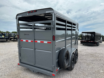 New 2026 Delco 6'x16'x7' 3 Horse Slant Trailer