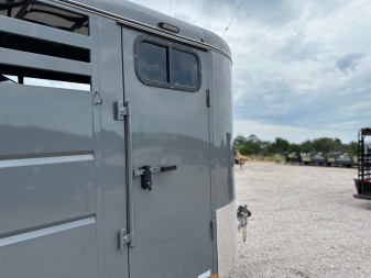 New 2026 Delco 6'x16'x7' 3 Horse Slant Trailer