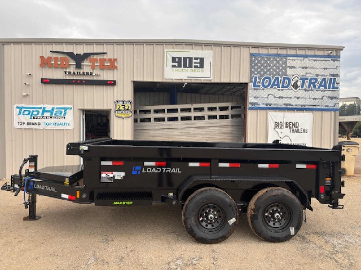 New 2026 Load Trail DT 12' x 83" Tandem Axle Dump Low-Pro Dump Trailer