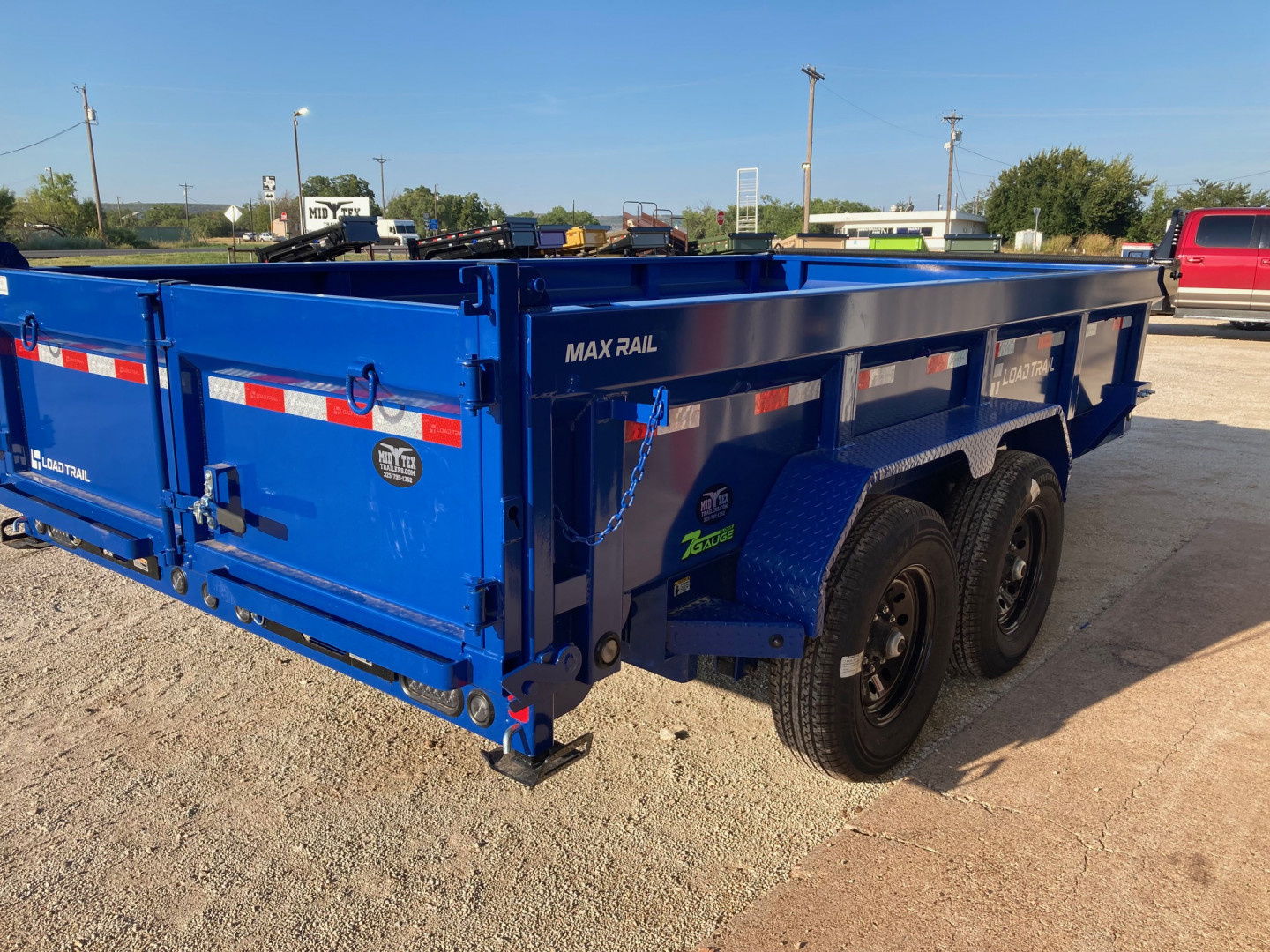 New 2026 Load Trail DT 14' x 83" Tandem Axle Low-Pro Dump Trailer(Blue)