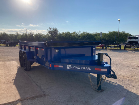 New 2026 Load Trail DT 14' x 83" Tandem Axle Low-Pro Dump Trailer(Blue)