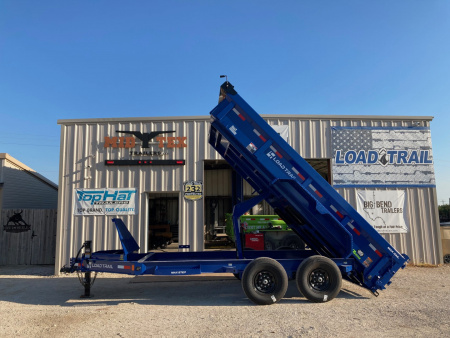 New 2026 Load Trail DT 14' x 83" Tandem Axle Low-Pro Dump Trailer(Blue)