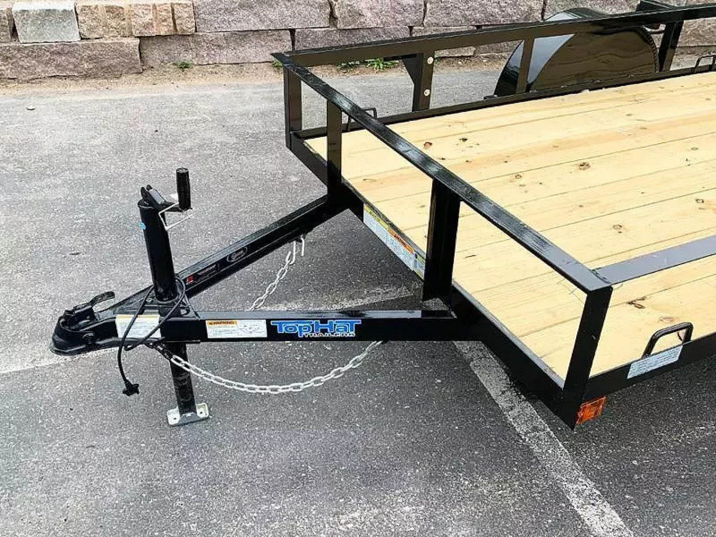 Open Utility New Top Quality Top Hat 60x8 Open Utility Trailer - Rear Ramp! for sale ...