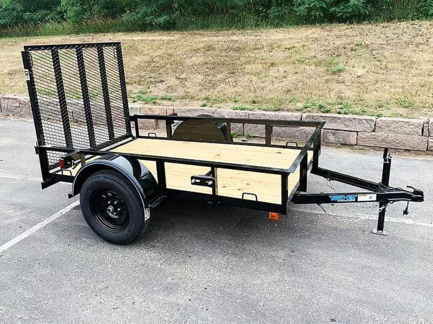 M981 Open Rear Ramp New Top Quality Top Hat 60x8 Open Utility Trailer - Rear Ramp! for sale ...