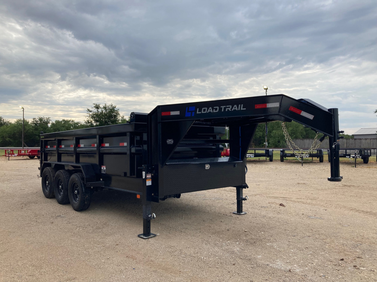 New 2026 Load Trail GD 16' x 83" Triple Axle Gooseneck Low-Pro Dump Trailer 36" Sides