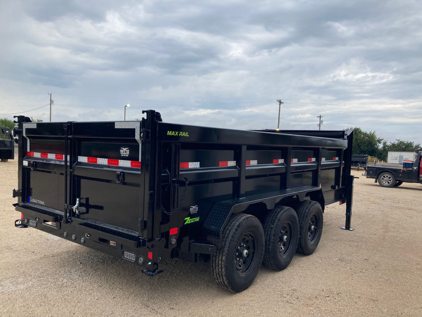 New 2026 Load Trail GD 16' x 83" Triple Axle Gooseneck Low-Pro Dump Trailer 36" Sides