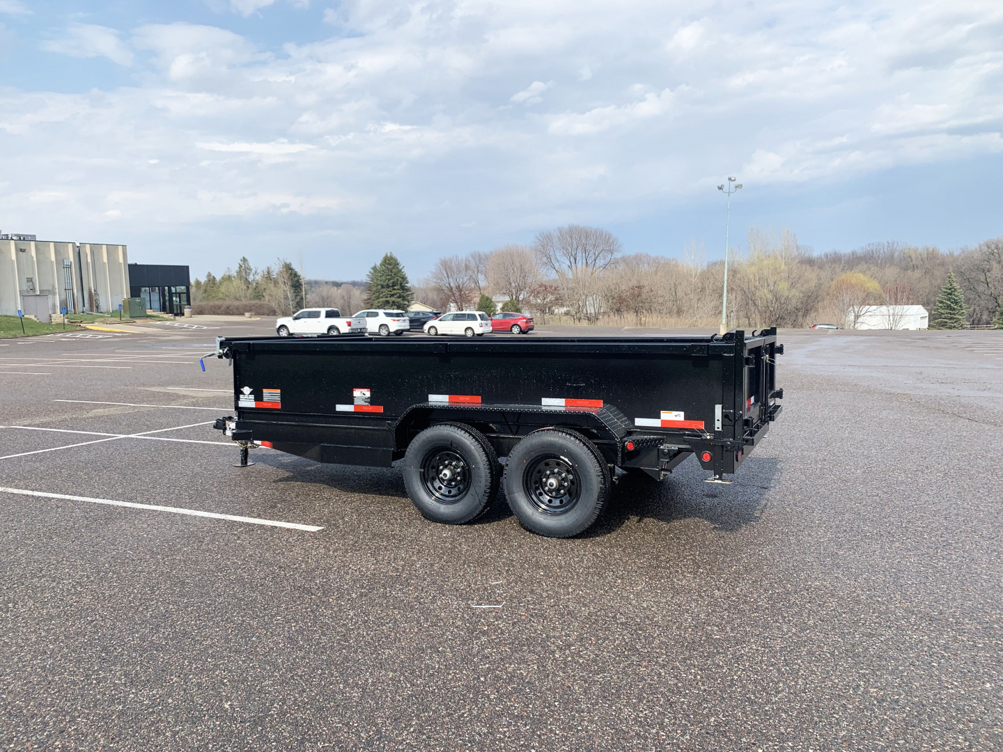 New 2025 Top Hat 7X14 Heavy Duty Dump Trailer