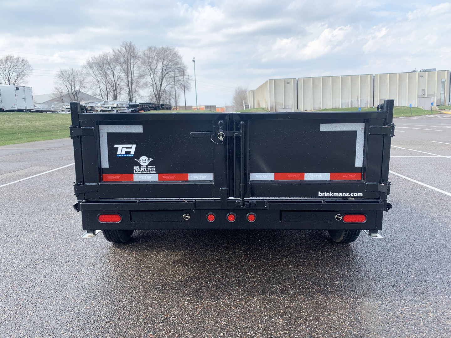 New 2025 Top Hat 7X14 Heavy Duty Dump Trailer