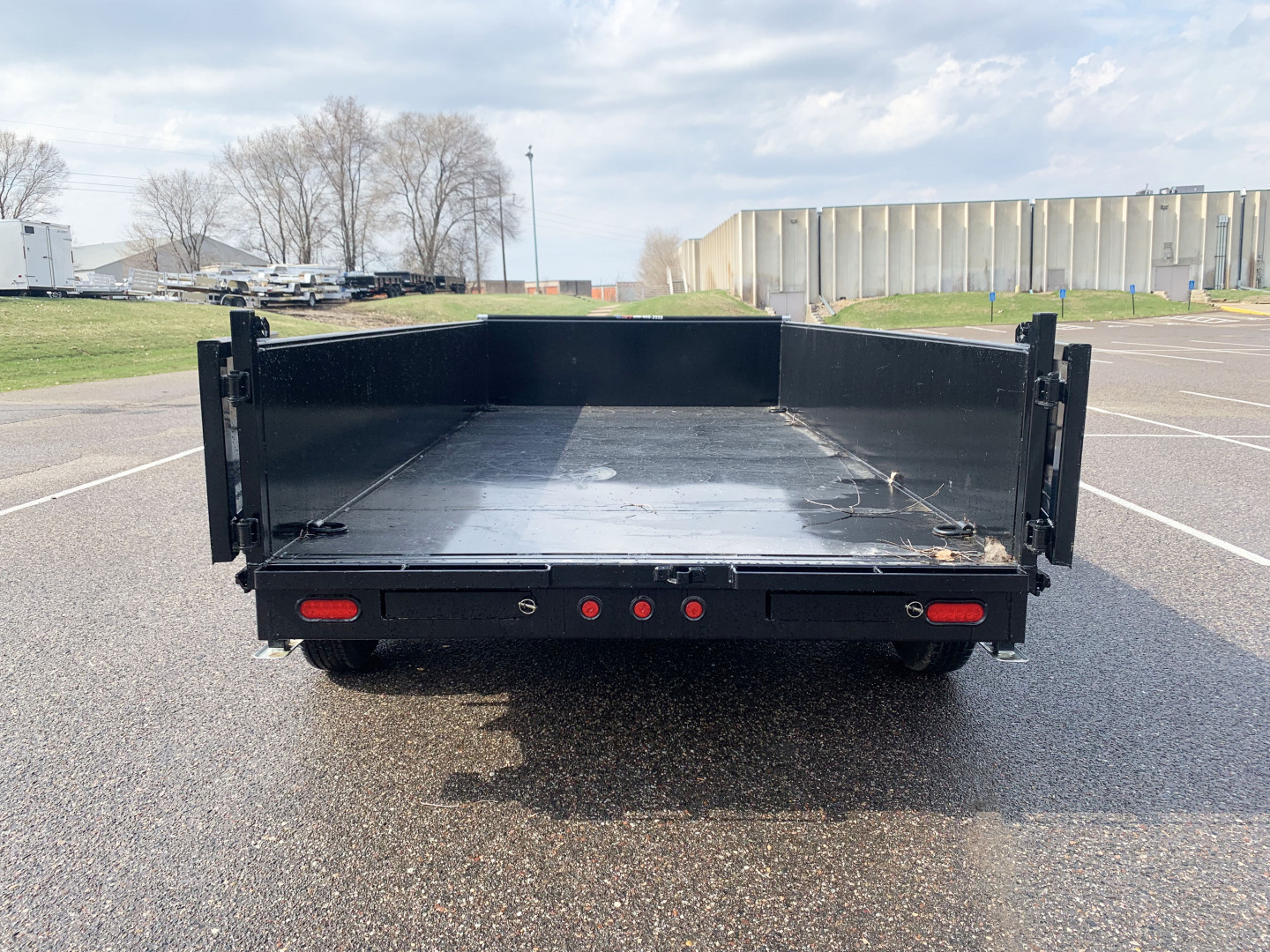 New 2025 Top Hat 7X14 Heavy Duty Dump Trailer