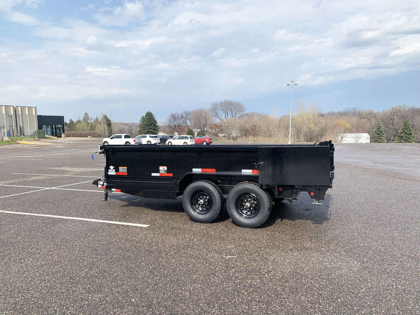 New 2025 Top Hat 7X14 Heavy Duty Dump Trailer