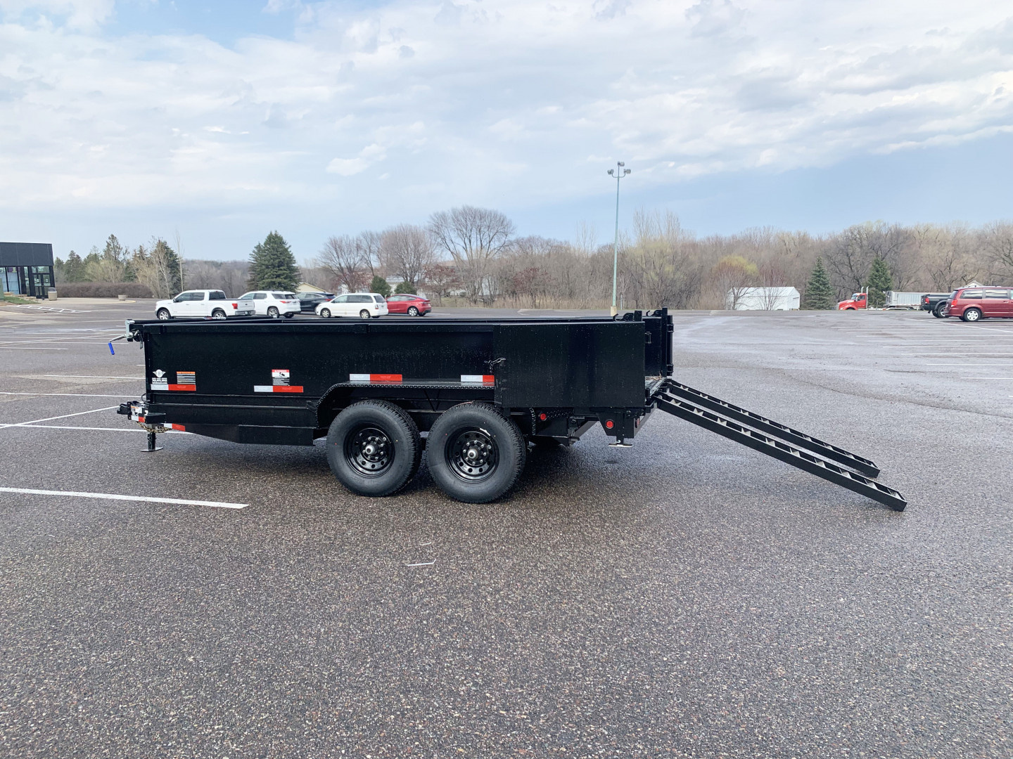 New 2025 Top Hat 7X14 Heavy Duty Dump Trailer