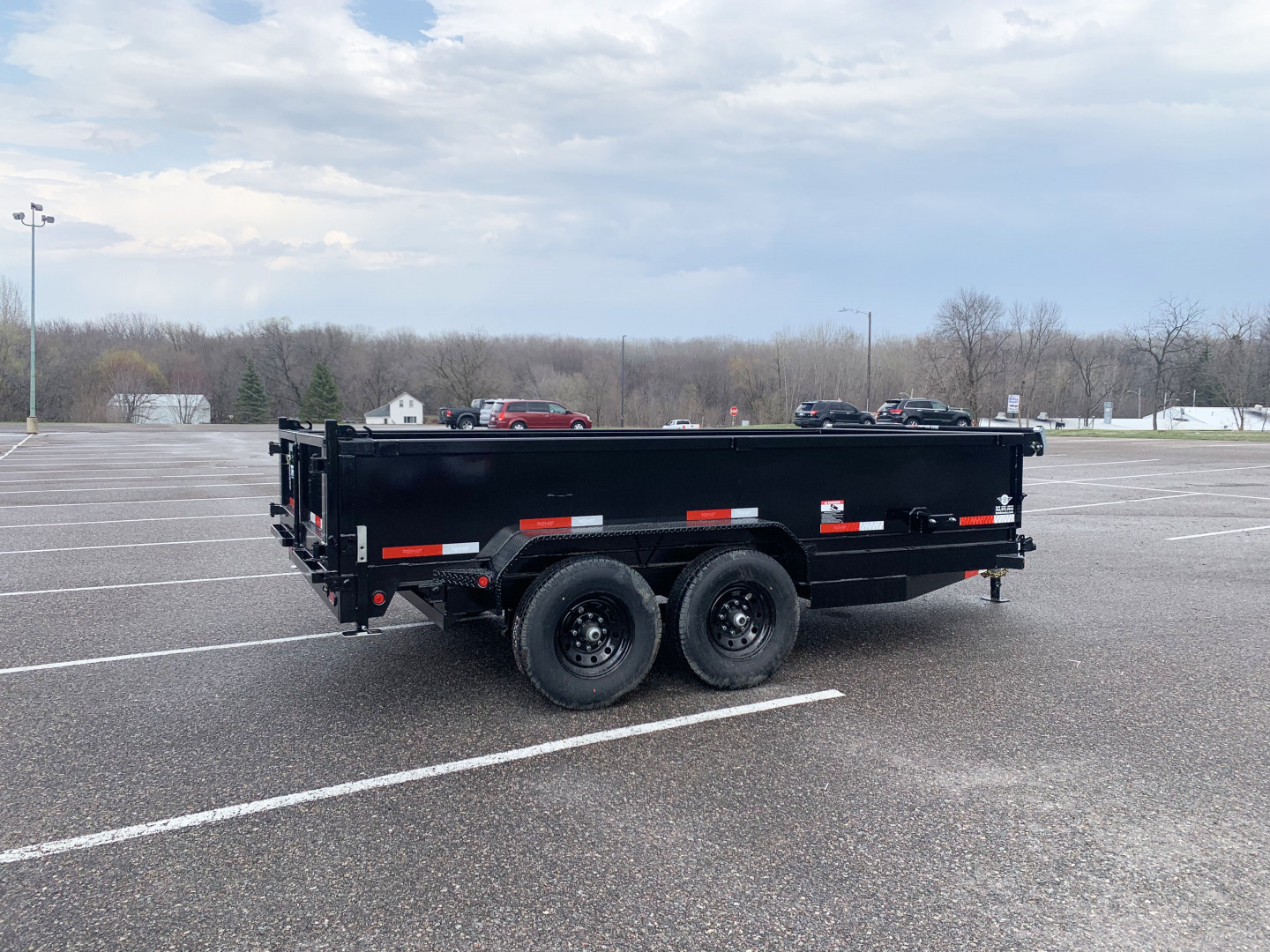 New 2025 Top Hat 7X14 Heavy Duty Dump Trailer
