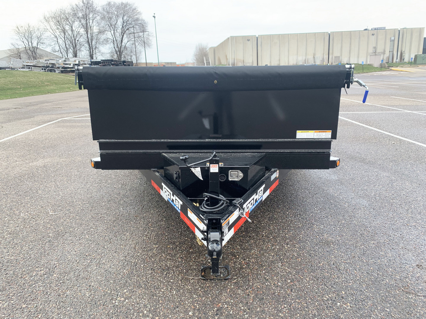 New 2025 Top Hat 7X14 Heavy Duty Dump Trailer