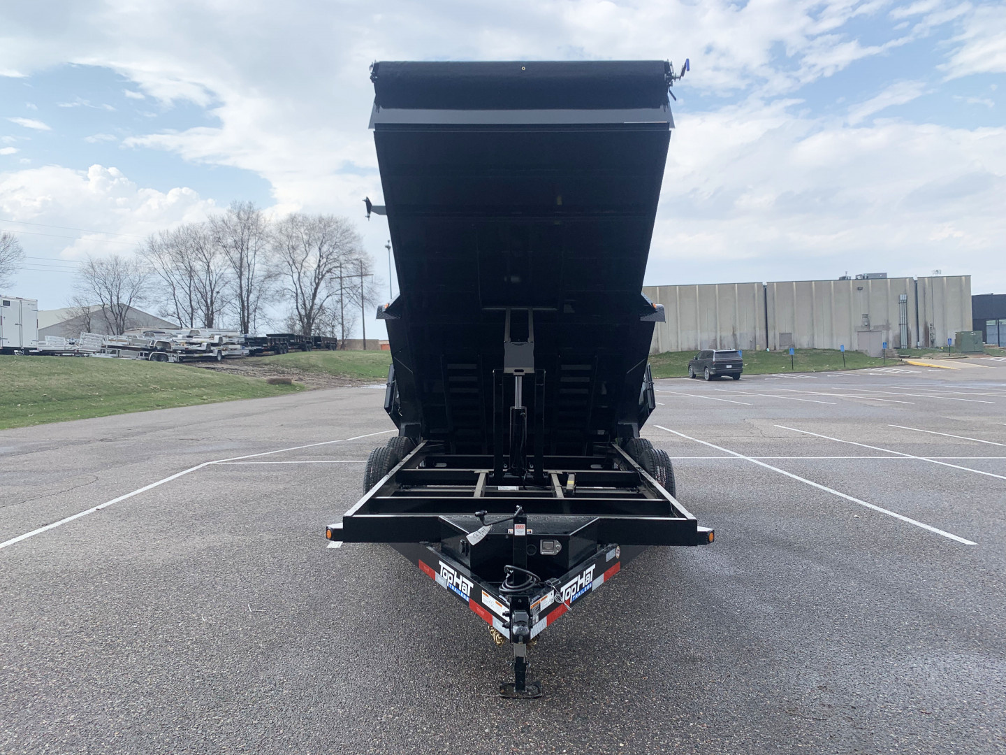 New 2025 Top Hat 7X14 Heavy Duty Dump Trailer