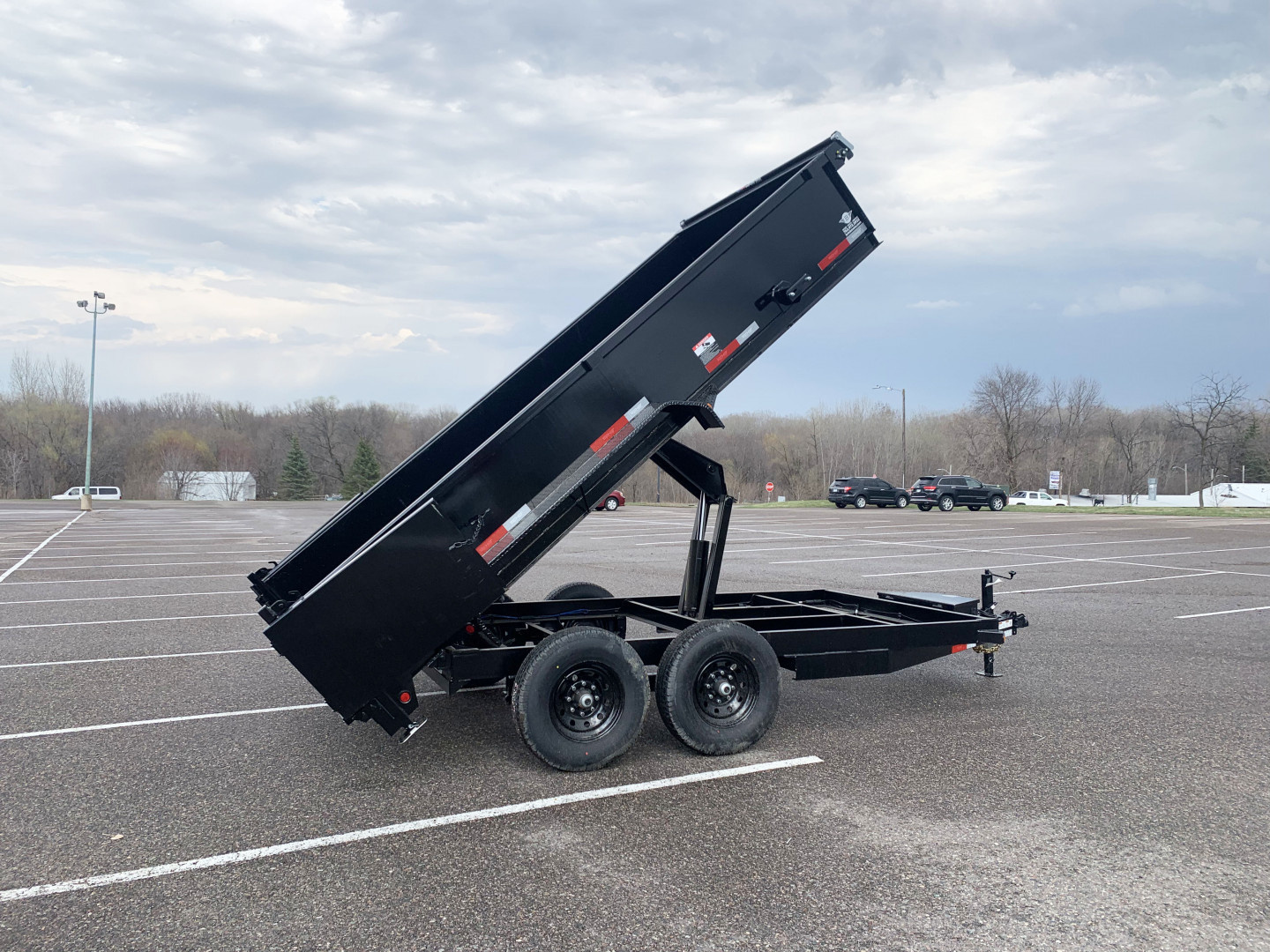 New 2025 Top Hat 7X14 Heavy Duty Dump Trailer