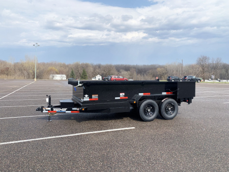 New 2025 Top Hat 7X14 Heavy Duty Dump Trailer