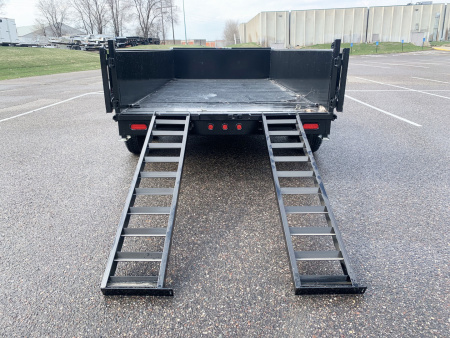 New 2025 Top Hat 7X14 Heavy Duty Dump Trailer