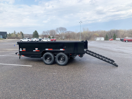 New 2025 Top Hat 7X14 Heavy Duty Dump Trailer