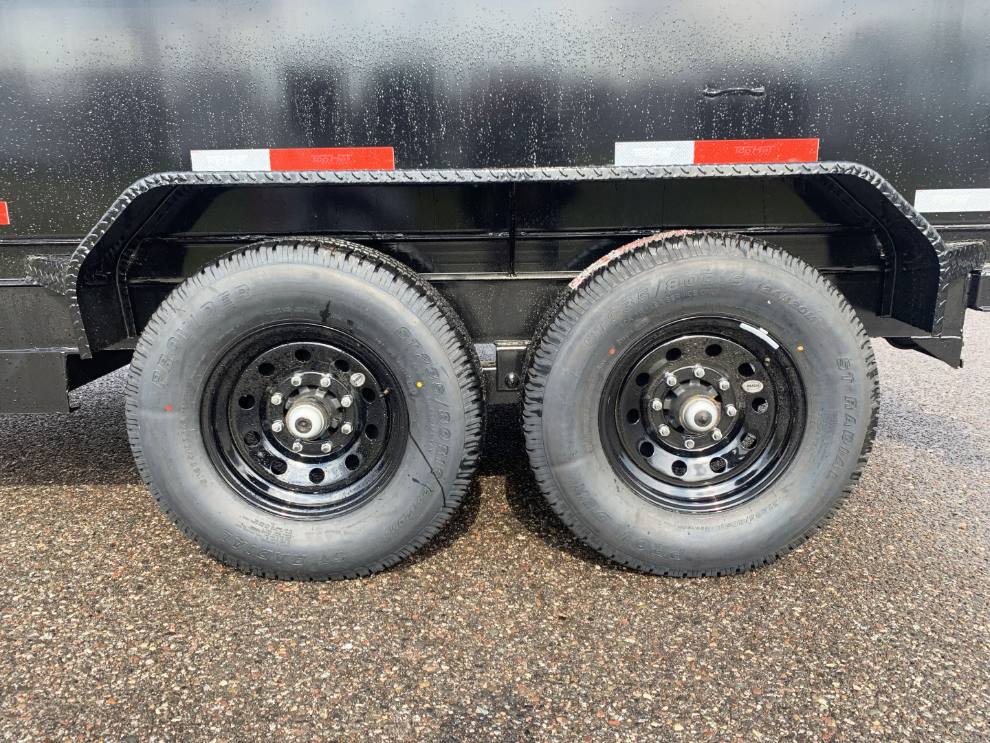 New 2025 Top Hat 7X14 Heavy Duty Dump Trailer