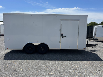 Used 2025 Cross 8.5'X18' 10K Enclosed Trailer MAULER PKG