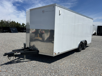 Used 2025 Cross 8.5'X18' 10K Enclosed Trailer MAULER PKG