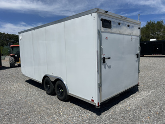 Used 2025 Cross 8.5'X18' 10K Enclosed Trailer MAULER PKG