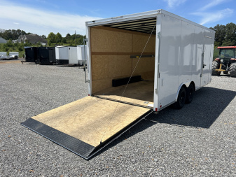 Used 2025 Cross 8.5'X18' 10K Enclosed Trailer MAULER PKG