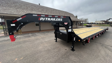 2026 PJ 102"x40' GN Low-Pro Air-Ride Flatbed w/ Duals - LD